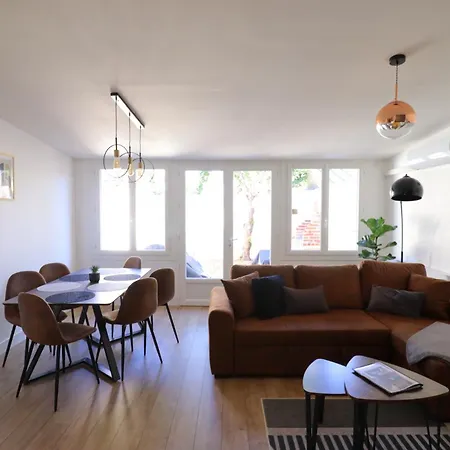 Le Patio - Spacieux T3 Avec Climatisation Et Jardin Privatif