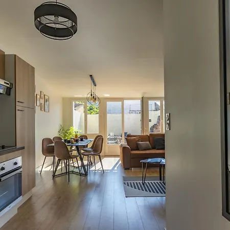 公寓 Le Patio - Spacieux T3 Avec Climatisation Et Jardin Privatif 贝尔热拉克