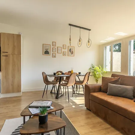 Le Patio - Spacieux T3 Avec Climatisation Et Jardin Privatif